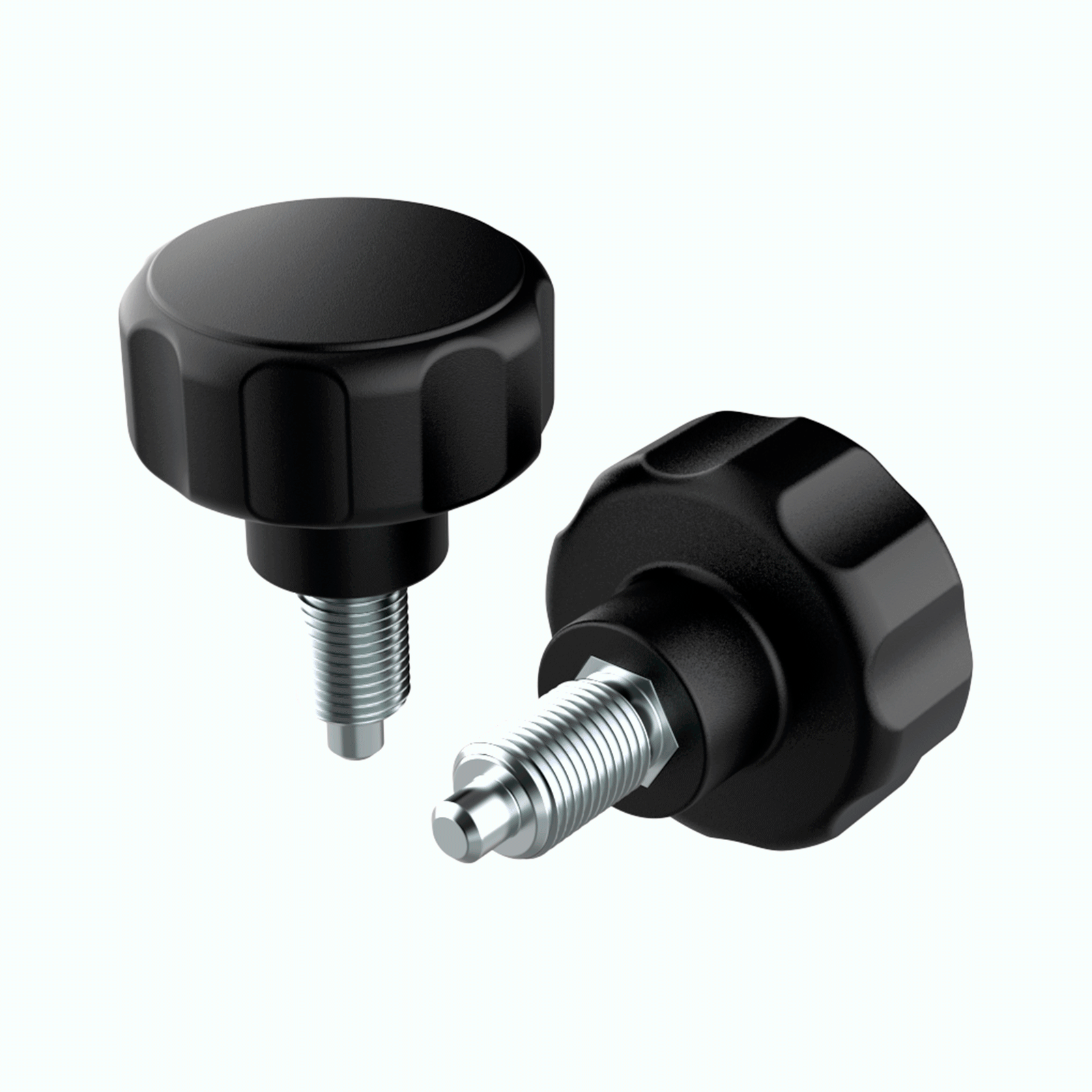 Rastbolzen und Arretierbolzen*