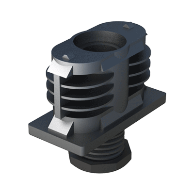 Nivellierfüße für RECHTECKIGE ROHRE*