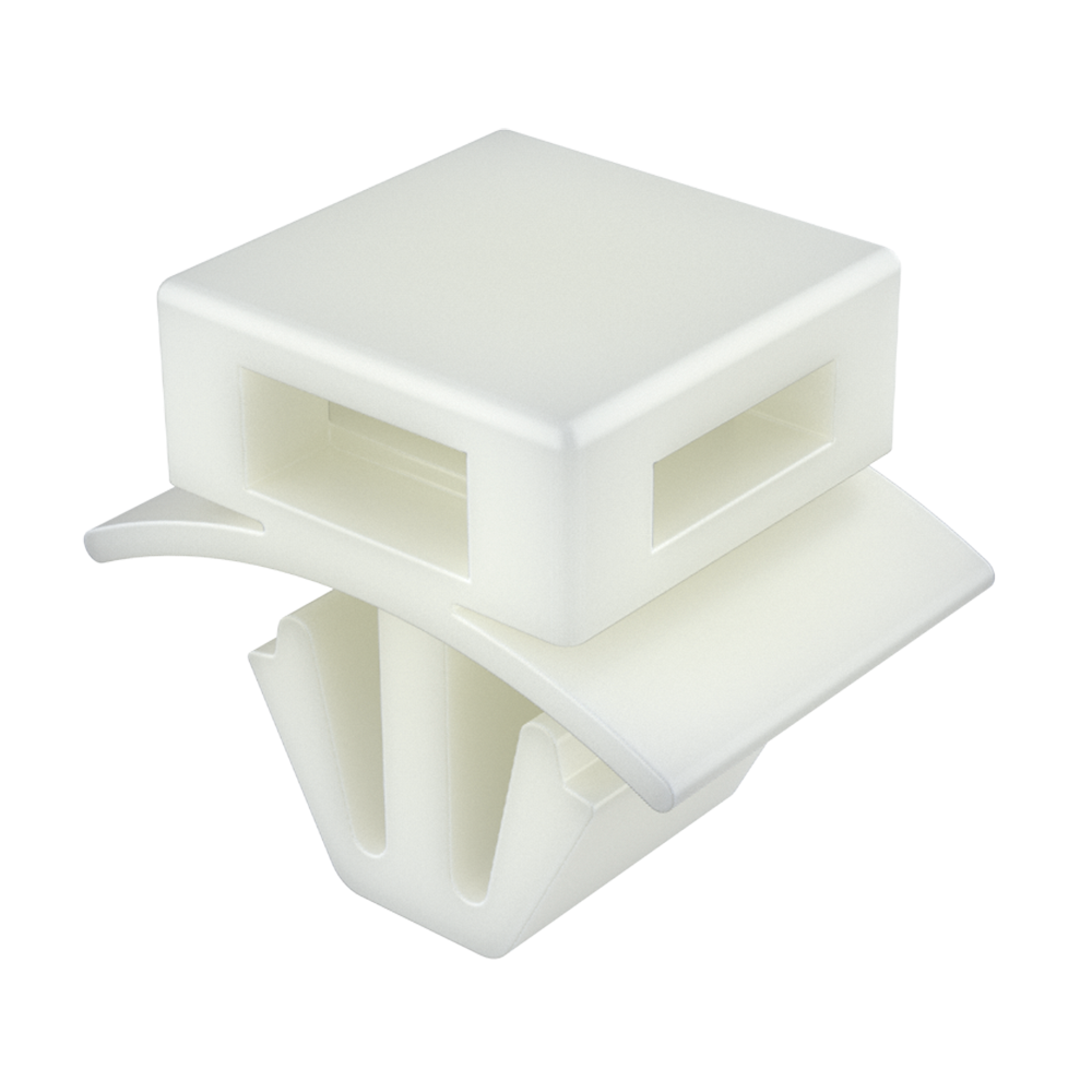 Unser Kabelbindersockel mit Clip wurde entworfen um Kabelbinder sicher mit vorgebohrten Löchern zu verbinden. Besonders nützlich in Anwendungen, in denen die Rückseite der Platte unzugänglich ist. Das spezielle Kopfdesign erlaubt die Fixierung eines Kabelbinders. Wählen Sie einen geeigneten Kabelbinder aus unserer Produktgruppe: MB.